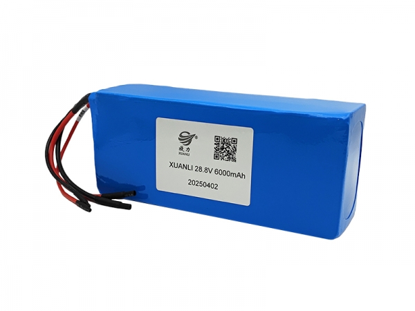 28.8V 6000mAh 進(jìn)口圓柱鋰電池